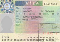 Годовая виза в Латвию