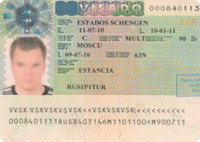 Однократная виза в Испанию